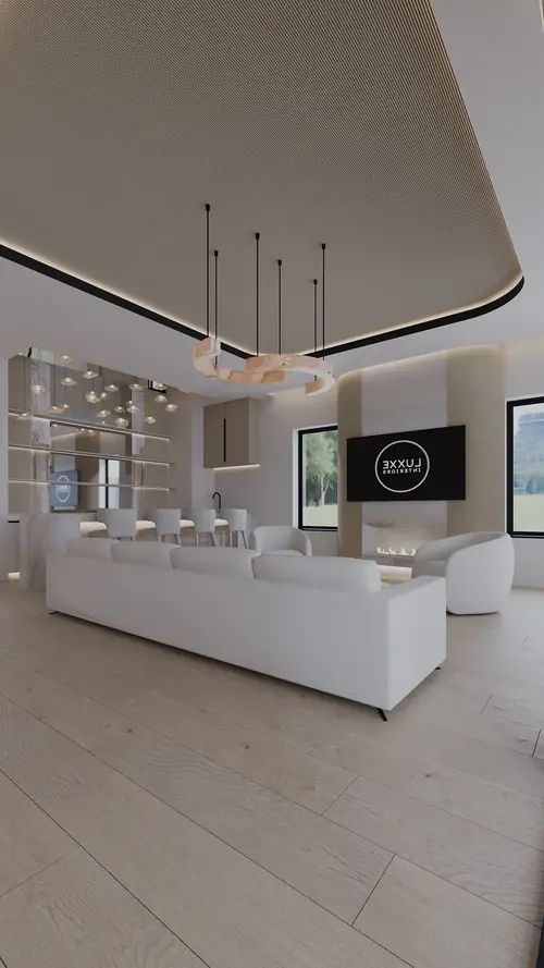 East Hills — detail of the completed interior